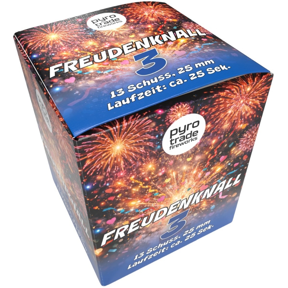 Freudenknall 3- 13 Schuss Feuerwerksbatterie
