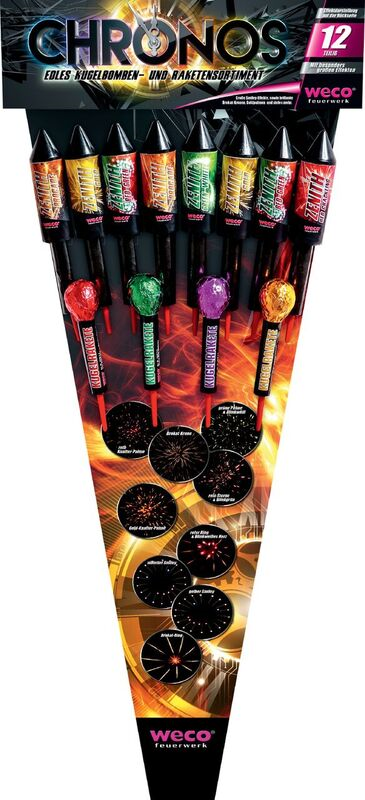 Chronos Raketensortiment 12er Beutel Chronos Raketensortiment 12er Beutel