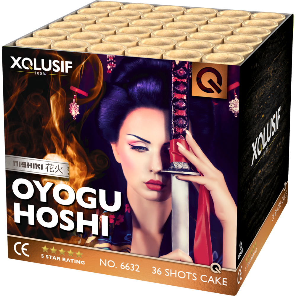 Oyogu Hoshi- 25 Schuss Nishiki-Batterie