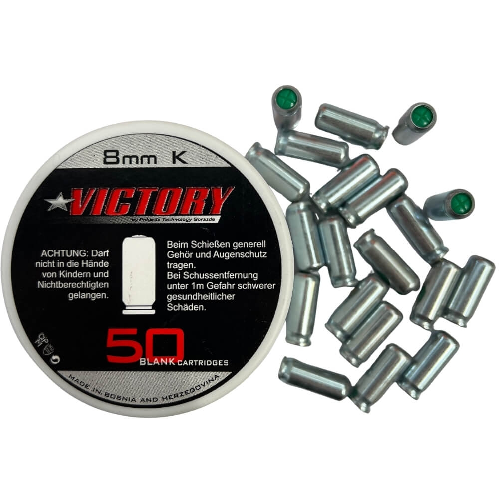 Platzpatronen  8 mm Pobjeda/Victory  50er