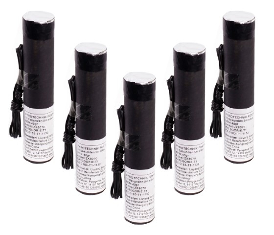 Bühnenfontäne 10sek.  5m silber - 5er Pack Bühnenfontäne 10sek.  5m silber - 5er Pack