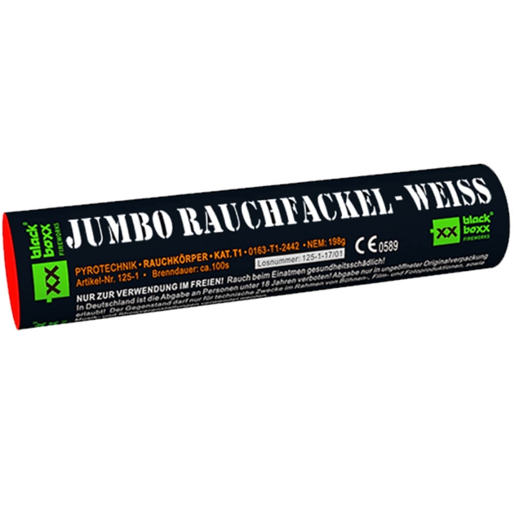 Jumbo Rauchfackel weiß