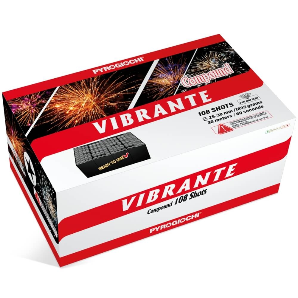 Vibrante - 108 Schuss Verbundfeuerwerk