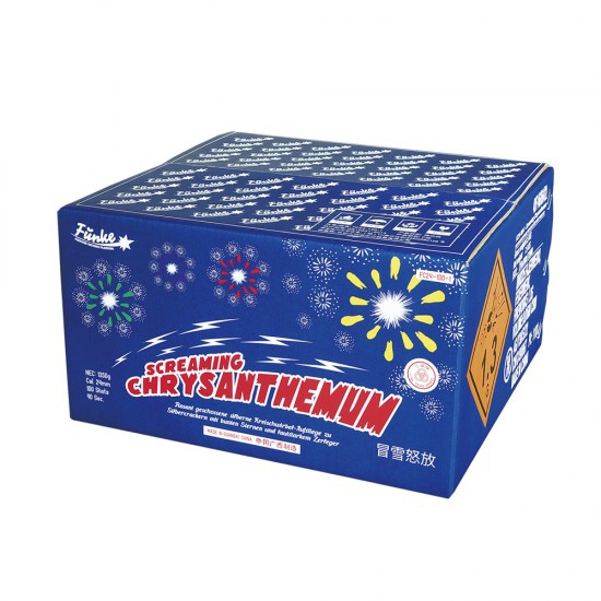 Screaming Chrysanthenum 100 Schuss Verbundfeuerwerk - nur Abholung da 1.3G