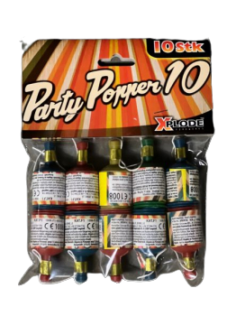 Party Popper Partyknaller 10er (Pack=24)