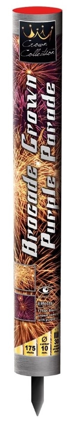 Brocade Crown purple Parade - 175 Schuss Römisches-Lichterbündel Brocade Crown purple Parade - 175 Schuss Römisches-Lichterbündel