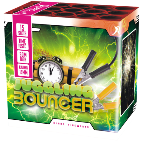 Juggling Bouncer - 15 Schuss Batterie