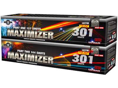 Maximizer 301 Schuss Doppel-Verbundfeuerwerk
