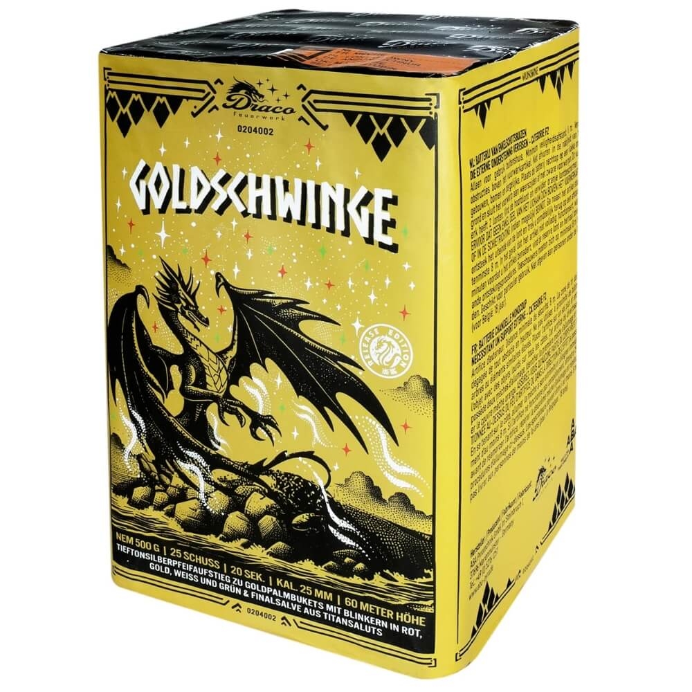 Draco Goldschwinge - 25 Schuss Batterie -nur Abholung da 1.3 G-