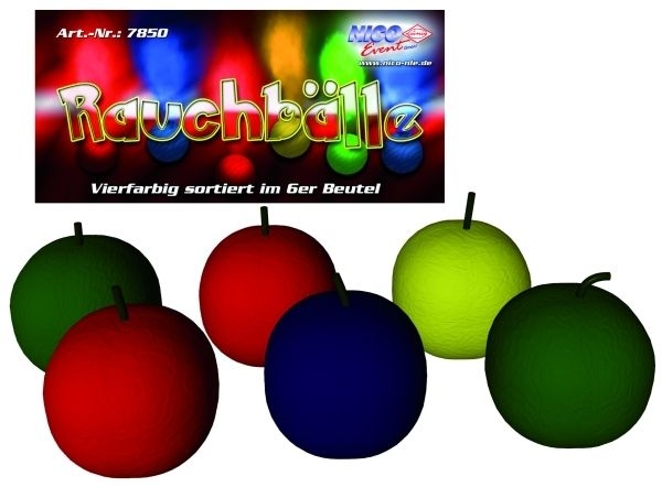 Rauchbälle 6er Beutel (Pack=12 Beutel) Rauchbälle 6er Beutel (Pack=12 Beutel)