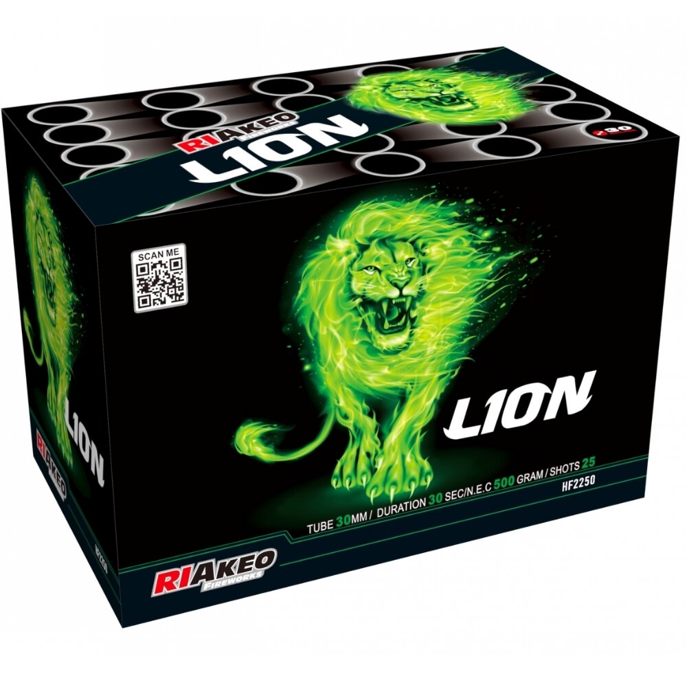 Lion - 25 Schuss Fächerbatterie - Jetzt in 1.4G!