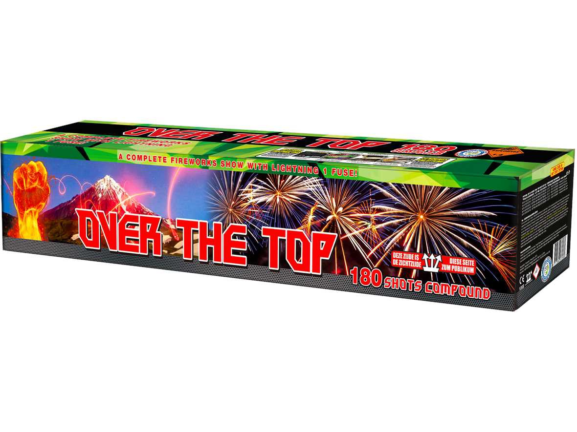 Over the Top 180 Schuss Verbundfeuerwerk