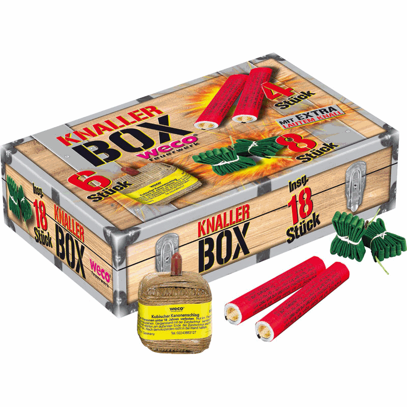 Knaller-Box / 18-teiliges Knallsortiment