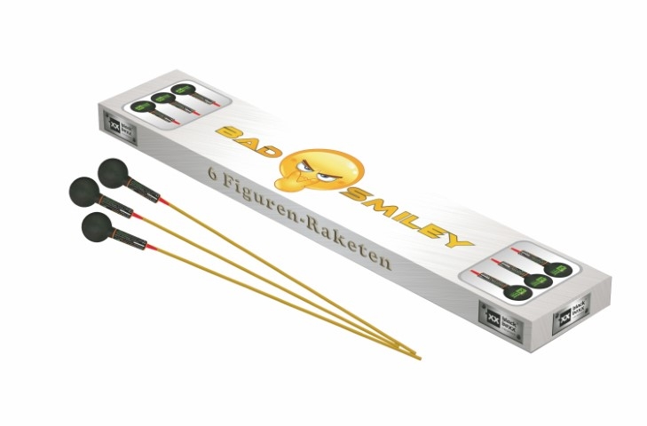 Bad Smiley Raketen - 6er Pack Bad Smiley Raketen - 6er Pack