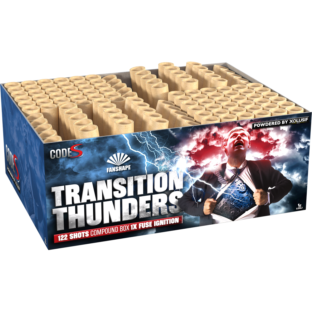 Transition Thunders - Verbundfeuerwerk mit 122 Schuss