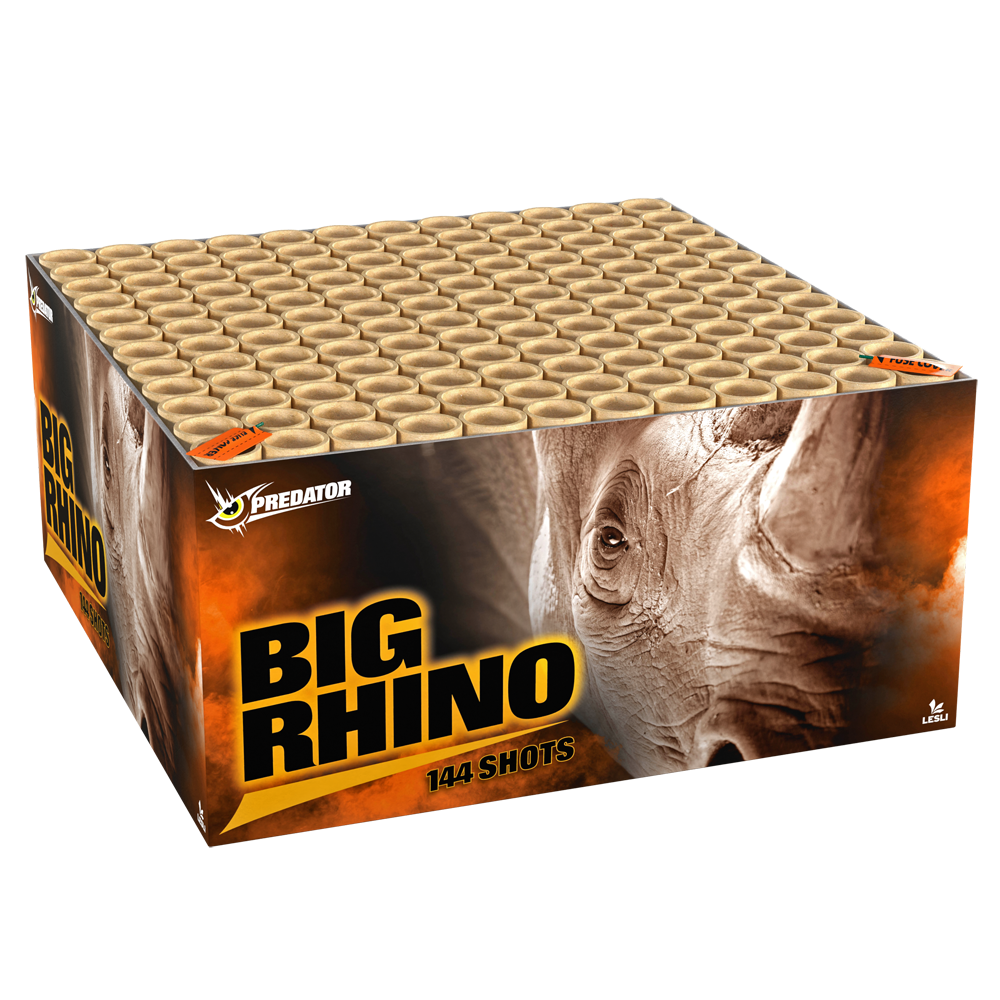 Big Rhino - Verbundfeuerwerk mit 144 Schuss