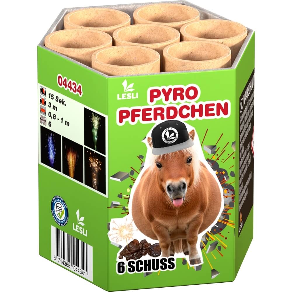 Pyro Pferdchen - Feuertopfbatterie