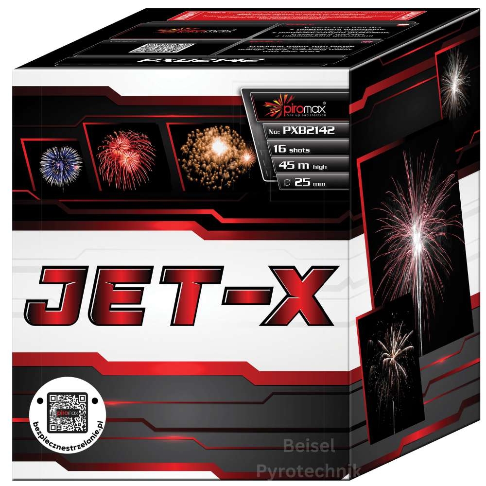 Jet-X - 16 Schuss Feuerwerksbatterie - NUR ABHOLUNG da 1.3G