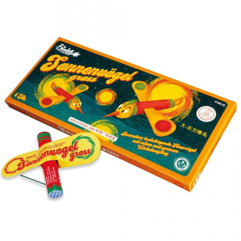 Sonnenvögel groß -6er Päckchen Sonnenvögel groß -6er Päckchen