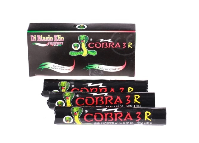 Cobra 3 R (Reibkopf) Schwarzpulver-Böller 3er Päckchen