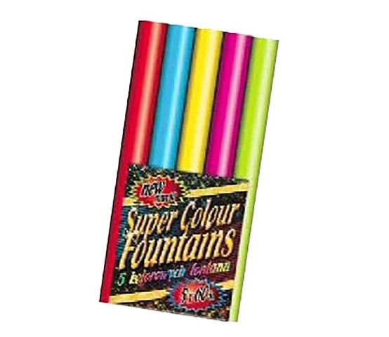 Super Colour Fountains 5er Pack