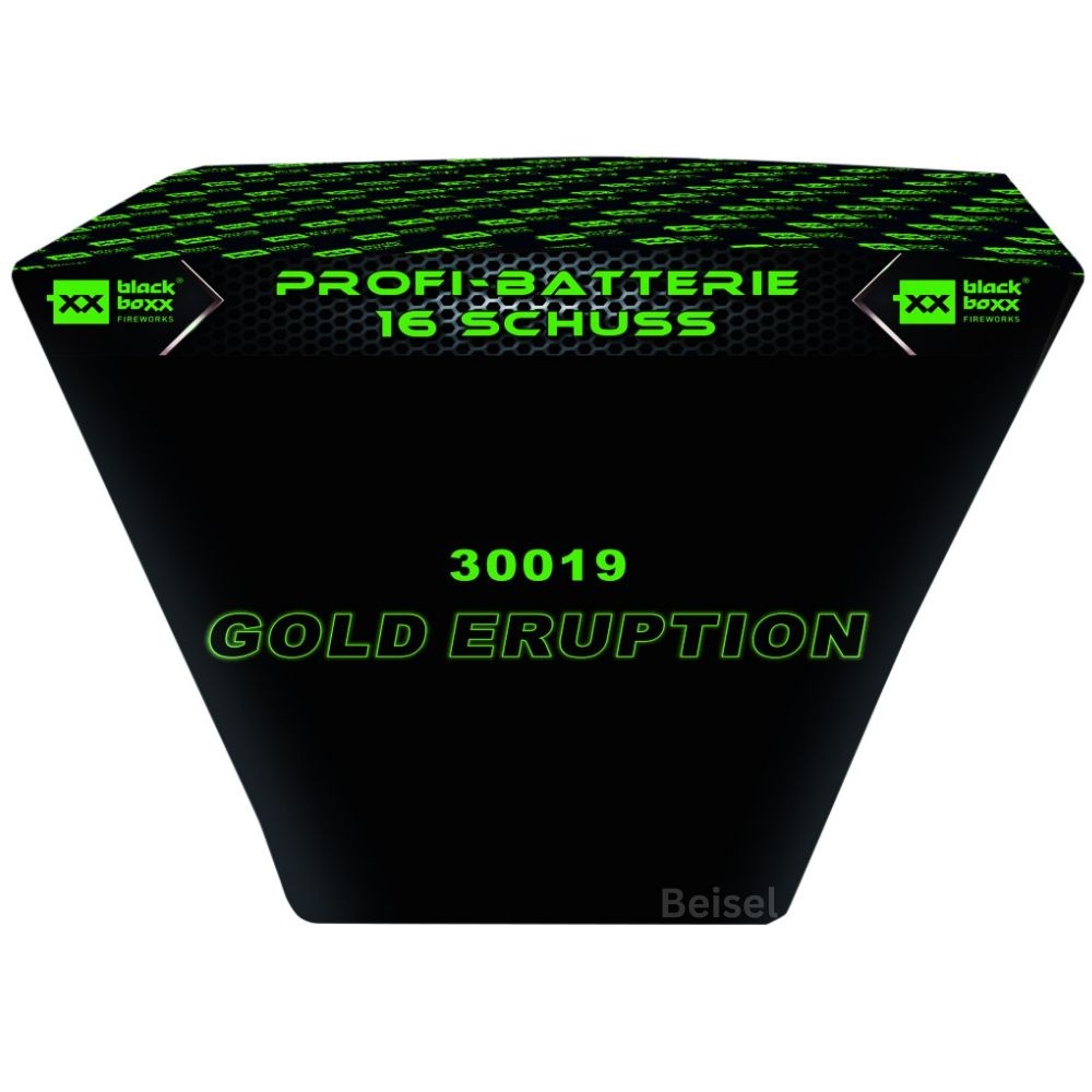 Gold Eruption  KAT F3 - 16 Schuss Fächerbatterie