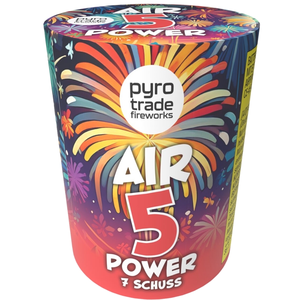 Airpower 5 - 7 Schuss Feuerwerksbatterie