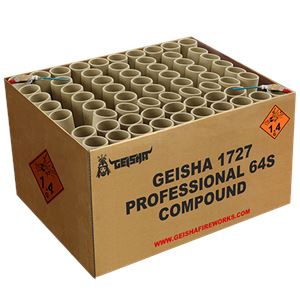 Professional 64 - 64 Schuss Verbundfeuerwerk