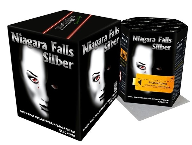 Niagara Falls, silber 13-Schuss Batterie