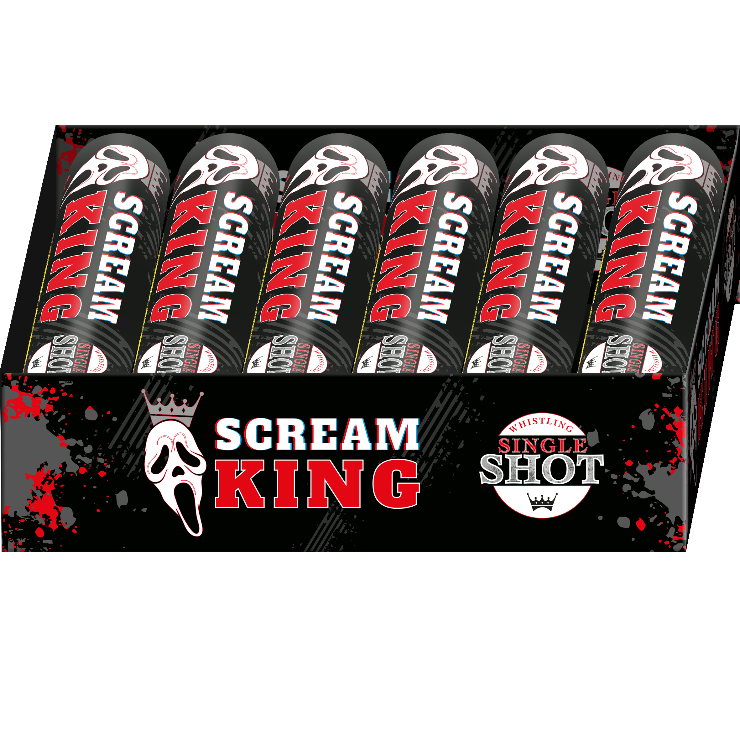 Scream King  - 6er Pack Bombenrohre