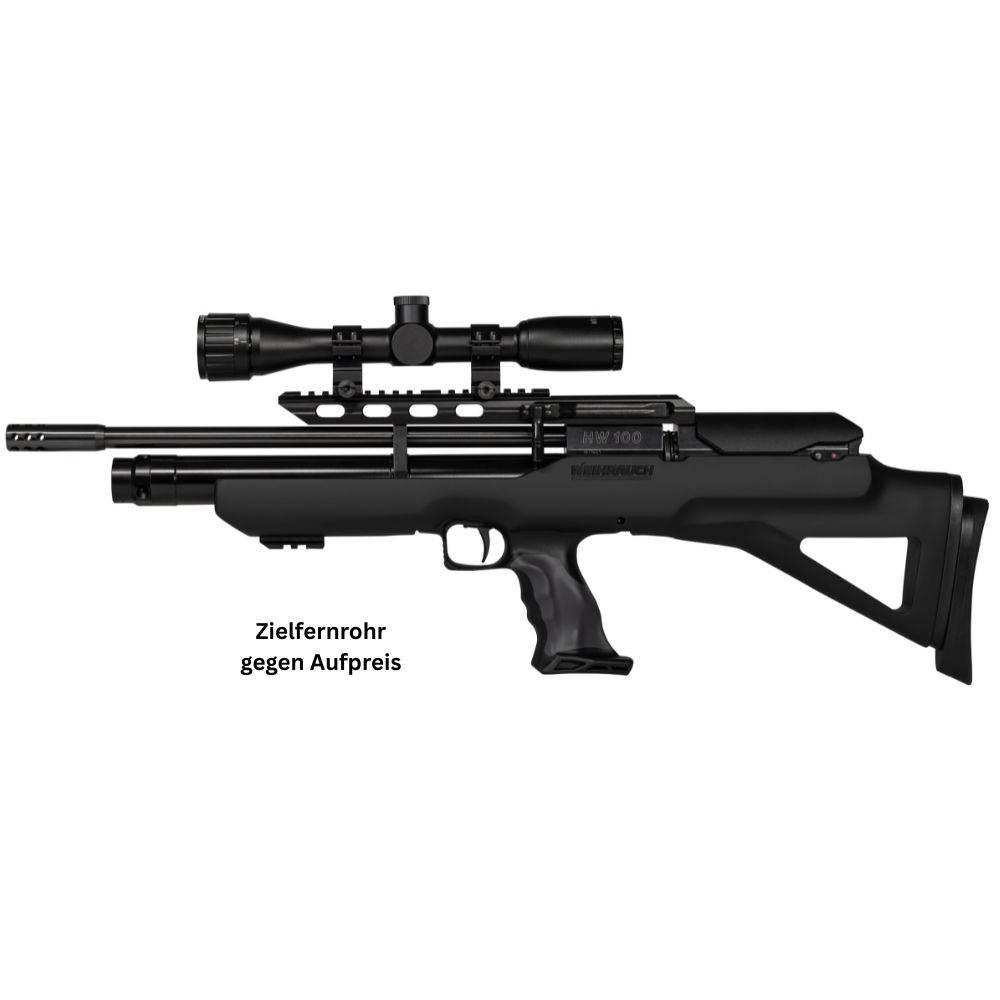 HW 100 Pressluftgewehr Bullpup 4,5mm F 410mm Lauf mit Mündungsbr. - Neue Kartusche 2025