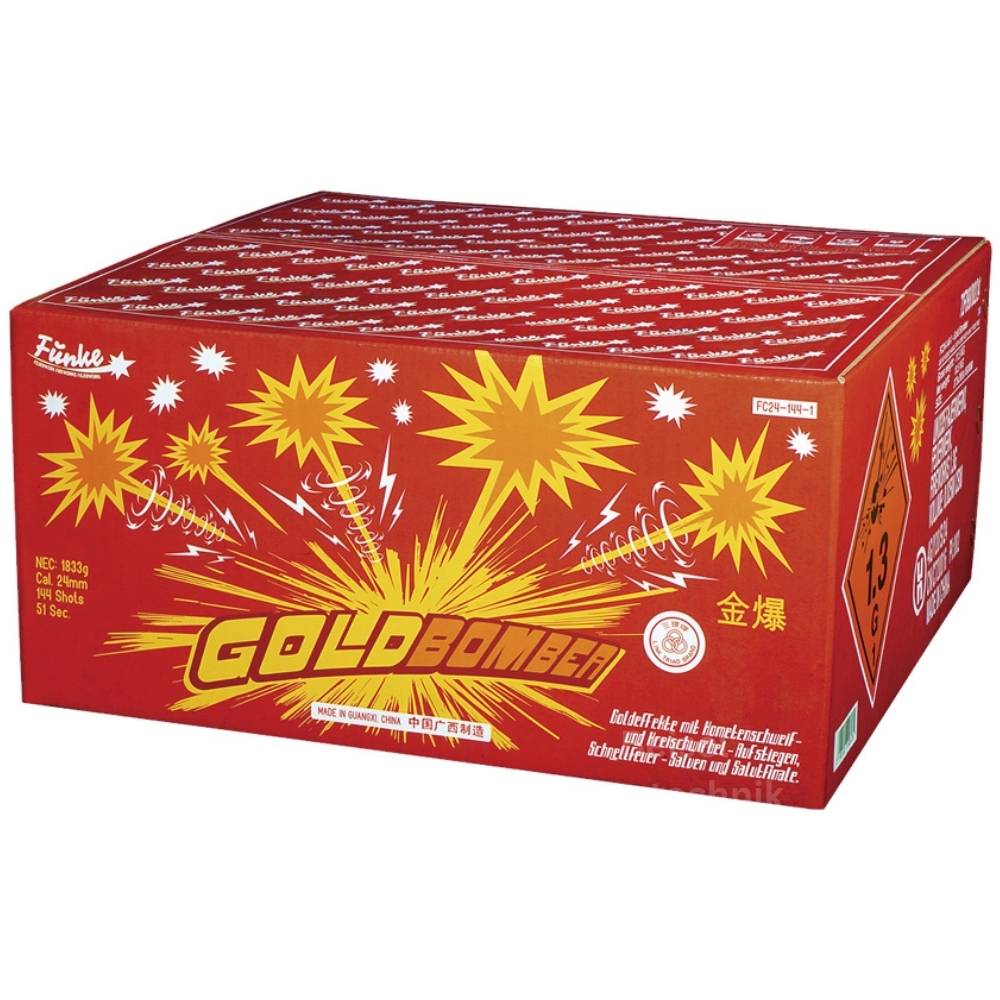 Goldbomber - 144 Schuss Batteriesortiment - nur Abholung da 1.3G