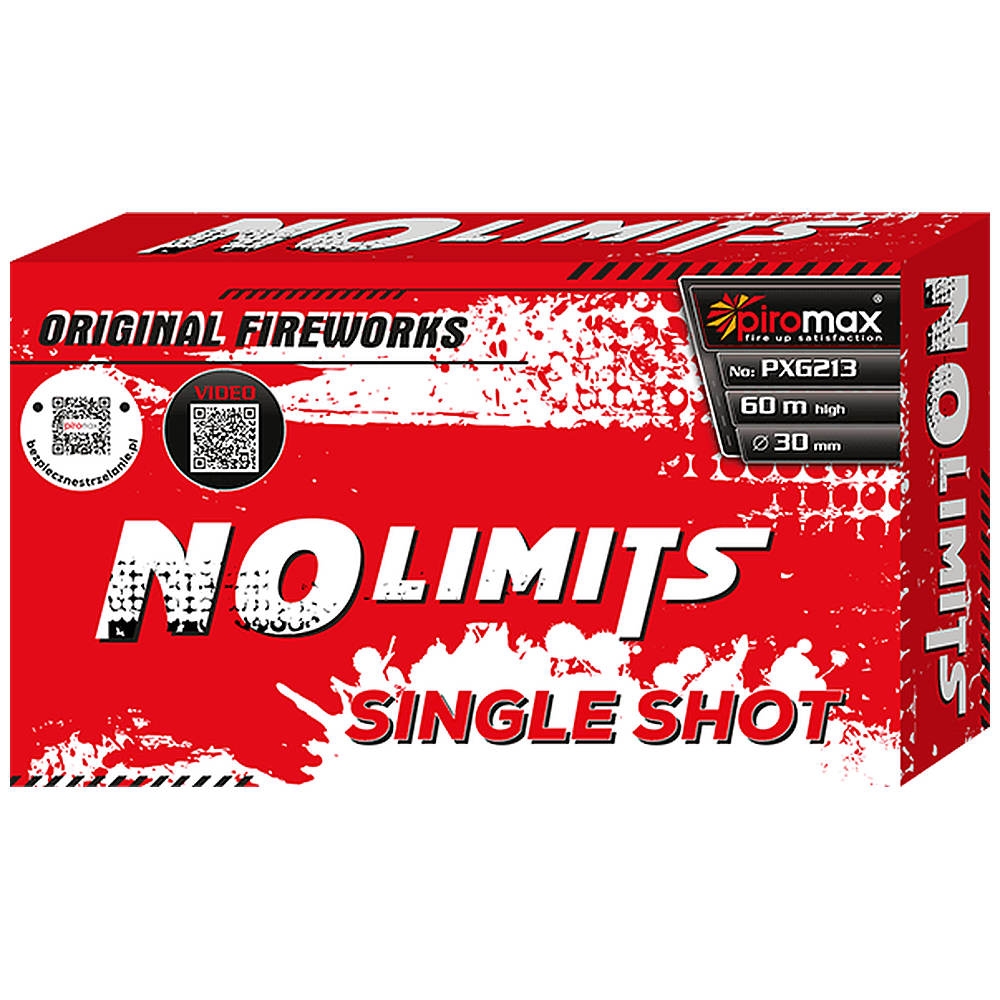 No Limits Single Shot - 4er Pack Bombenrohre