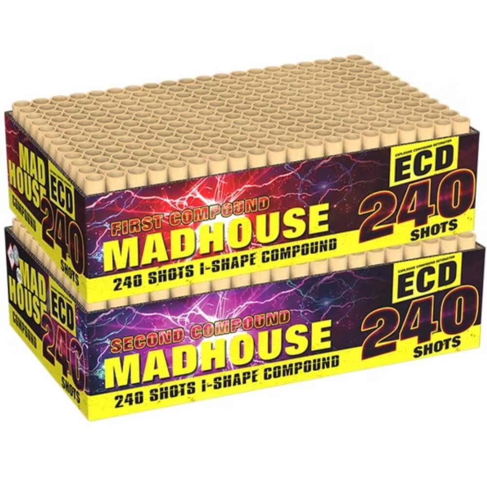 Madhouse 2x240 Schuss Doppel-Verbundfeuerwerk