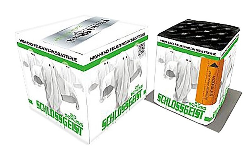 Schlossgeist 20 Schuss goldene Heulkometen
