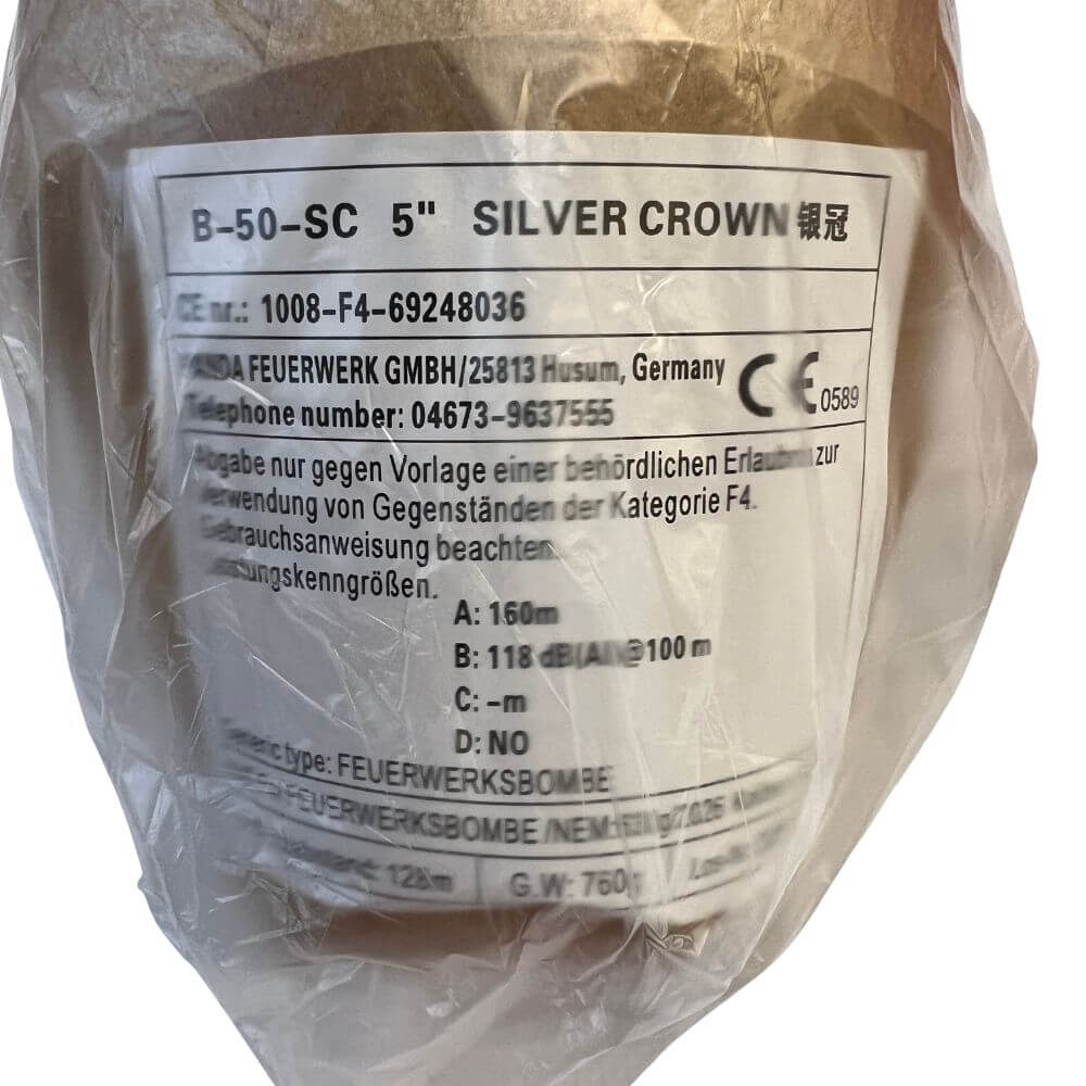 125mm Kugelbombe F4 - Silver Crown