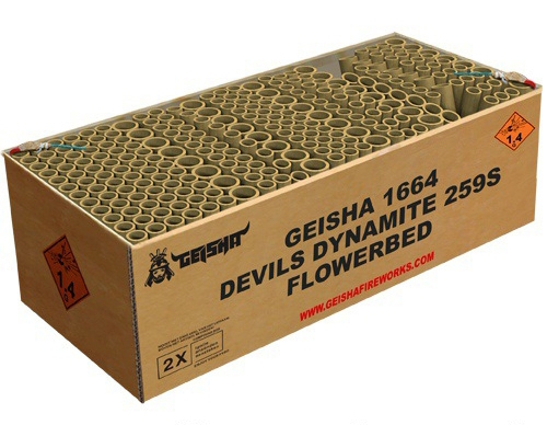 Devils Dynamite - 259 Schuss Doppel-Verbundfeuerwerk