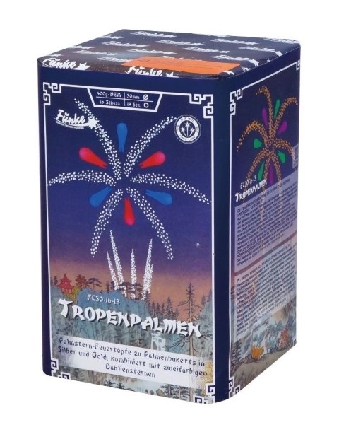 Tropenpalmen - 16 Schuss Batterie