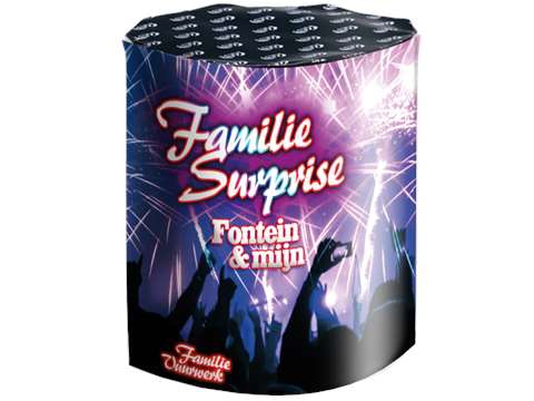 Family Surprise -  Fontänenbatterie mit Feuertöpfen Family Surprise -  Fontänenbatterie mit Feuertöpfen