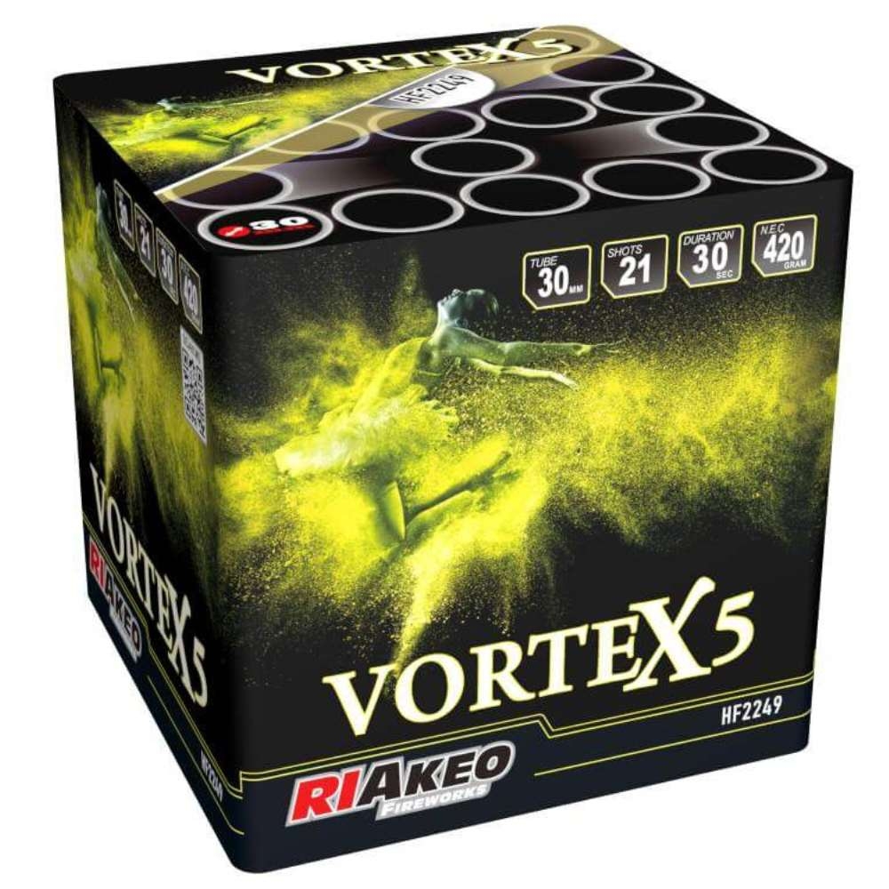 Vortex 5  - 25 Schuss Feuerwerksbatterie - Jetzt in 1.4G!