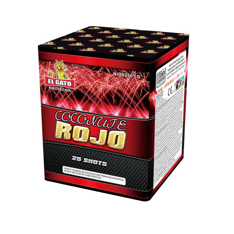 Coconut Rojo - 25 Schuss Batterie - nur Abholung da 1.3G