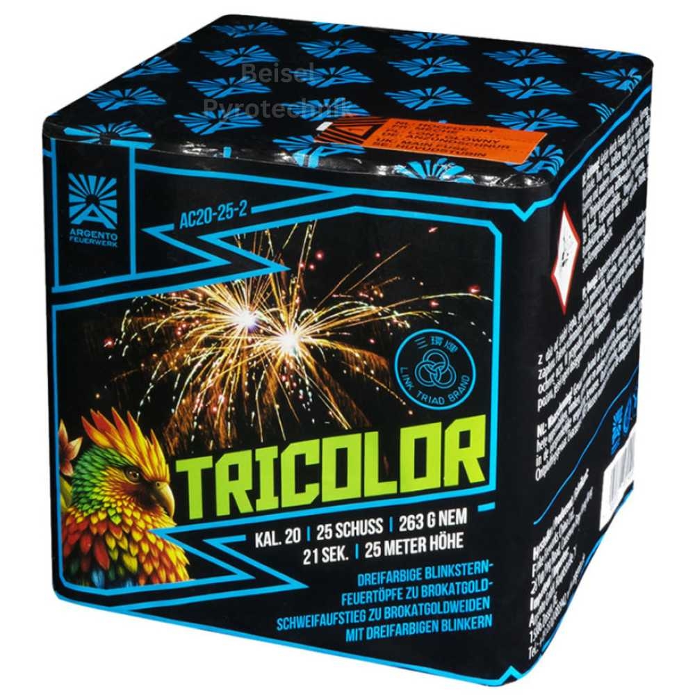 Tricolor - 25 Schuss Batterie