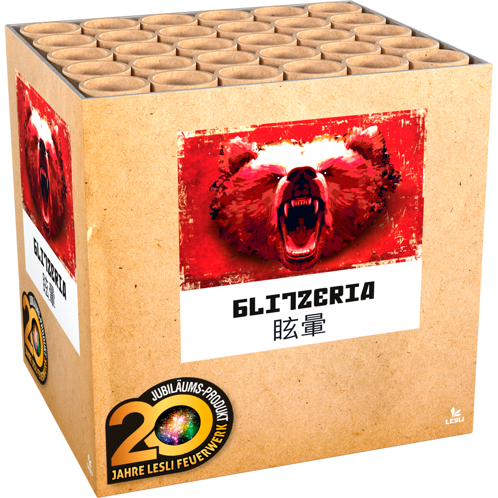 BLITZERIA - 30 Schuss LESLI-JUBILÄUMSBATTERIE