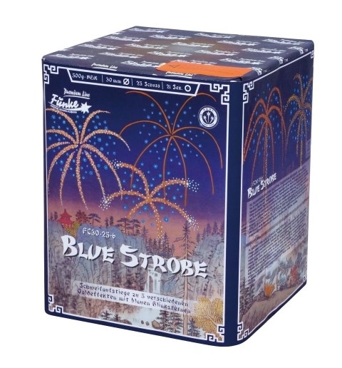 Blue Strobe - 25 Schuss Batterie