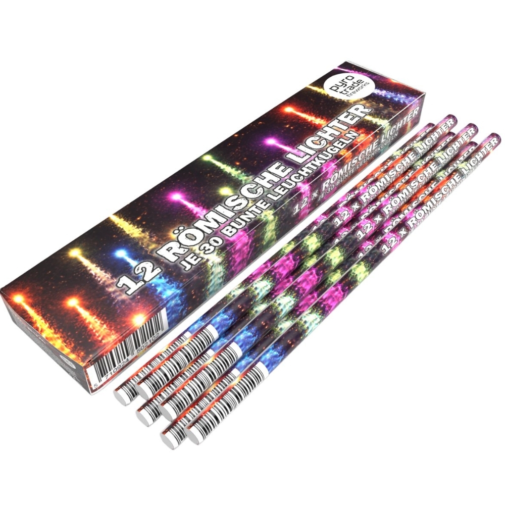 Römische Lichter 12 x 30 Schuss