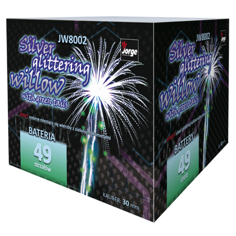 JW8002 Silver Glittering Willow 49 Schuss KAT F3 -nur Abholung- JW8002 Silver Glittering Willow 49 Schuss KAT F3 -nur Abholung-