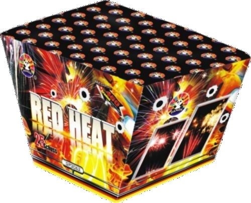 Red Heat 25 Schuss Fächerbatterie