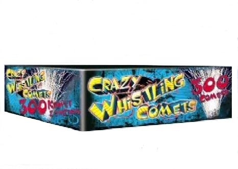 Crazy Whistle Comets 300 Schuss Batterie