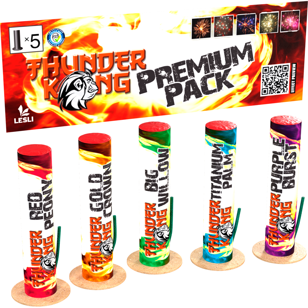 Thunder Kong Premium Pack - 5er Päckchen