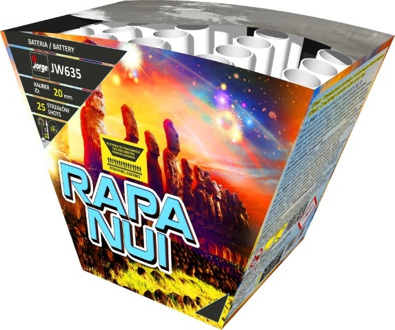 Rapa Nui  25 Schuss Fächerbatterie